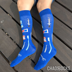 Chaossocks - Dentist tools(Blue)