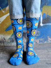 Chaossocks - Summer swirl-mens blue