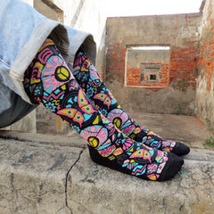 Chaossocks - Gaudi - Butterfly collidoscope