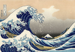 Japanese Masterpiece - Great waves off Kanagawa