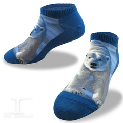 Wild Life Ankles - Polar Bear