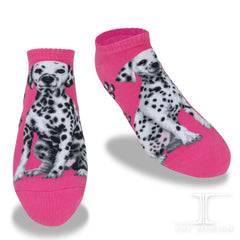 Dogs Ankles - Dalmation One Size Pink