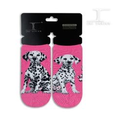Dogs Ankles - Dalmation One Size Pink