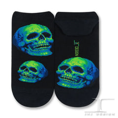 Skull Ankles Green Light Skull