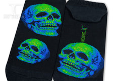 Skull Ankles Green Light Skull