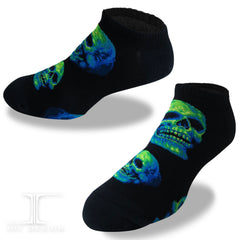 Skull Ankles Green Light Skull