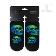 Skull Ankles Green Light Skull