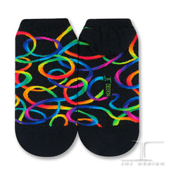 Rainbow Ankles Rainbow Ribbon Swirls