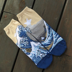 Chaossocks - Japanese Masterpiece - Great waves off Kanagawa
