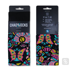 Chaossocks - Gaudi - Butterfly collidoscope
