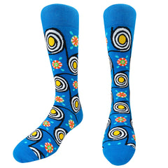 Chaossocks - Summer swirl-mens blue