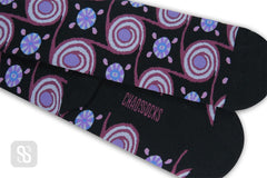 Chaossocks - Summer swirl-mens black