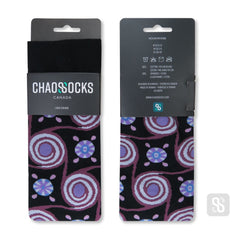 Chaossocks - Summer swirl-mens black