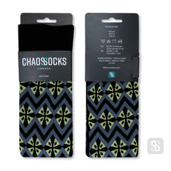 Chaossocks - 3color diamonds-mens black