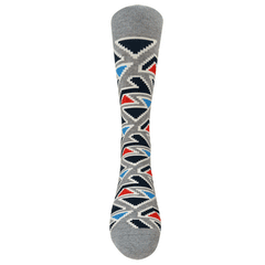 Chaossocks Aztec Triangles Gray