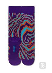 Chaossocks - Marble-men's purple