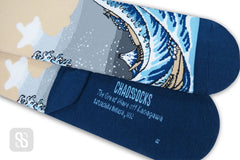 Chaossocks - Japanese Masterpiece -  Great waves off Kanagawa