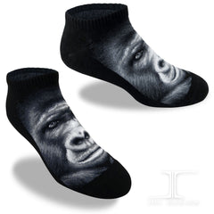 Wild Life Ankles Gorilla Socks