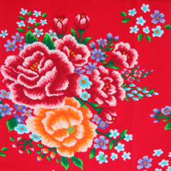 Hakka Flowers - Red