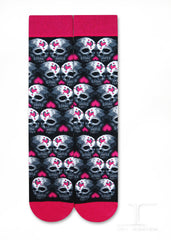 Skulls - Pink Love Heart Skull