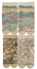 Chinese Masterpiece - Along the River During the Qingming Festival- Rainbow bridge from QingMing river painting(1 of 4)