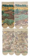 Chinese Masterpiece - Along the River During the Qingming Festival- Rainbow bridge from QingMing river painting(3 of 4)