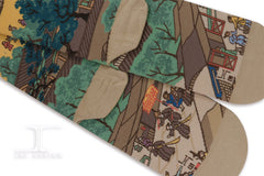 Chinese Masterpiece - Along the River During the Qingming Festival- Rainbow bridge from QingMing river painting(4 of 4)