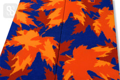 Chaossocks - Maple leaves overlap-orange