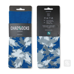 Chaossocks - Maple leaves overlap-grey