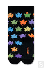 Chaossocks -Maple leaf popart