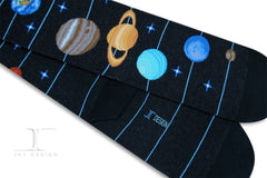 Science Solar System Grid Socks