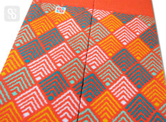 Chaossocks Art Deco Chevron Orange