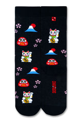 Chaossocks Hello Cat Black