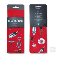 Chaossocks Food & Drinks Cocktail Tools Red