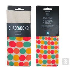 Chaossocks Christmas Retro Dots