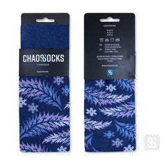 Chaossocks - Purple leaves