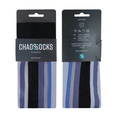 Chaossocks - Alma-Inspired"Stripe"-black