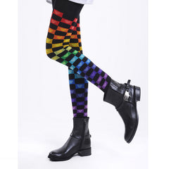 Tights - Rainbow Hearts