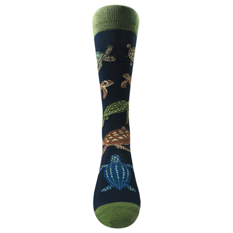 Chaossocks All over sea turtle