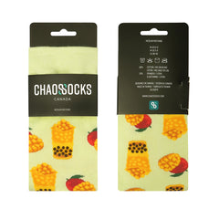 CHAOSSOCKS Mango bubble tea