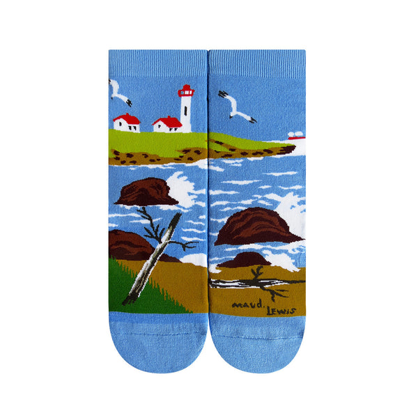 CHAOSSOCKS  Maud Lewis  - Lighthouse. Yarmouth County Lighthouse