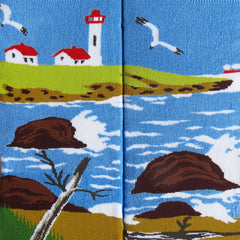 CHAOSSOCKS  Maud Lewis  - Lighthouse. Yarmouth County Lighthouse