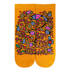 Indigenous Canadian Artist Norval Morrisseau Psychic Space Quarter Socks
