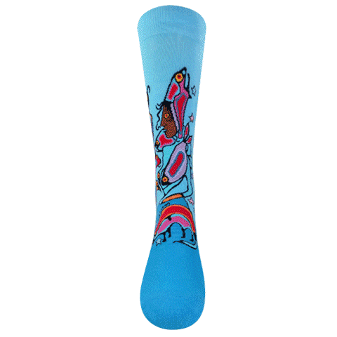 Indigenous Canadian Artist Norval Morrisseau Shaman and Apprentice