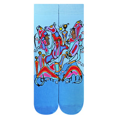 Indigenous Canadian Artist Norval Morrisseau Shaman and Apprentice