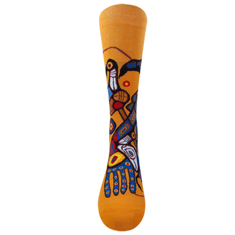 Indigenous Canadian Artist Norval Morrisseau Man Changing Into Thunderbird