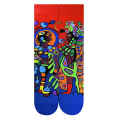 Indigenous Canadian Artist Norval Morrisseau Astral Guide I & II