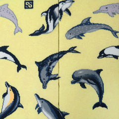 Chaossocks All over Dolphin(Yellow)