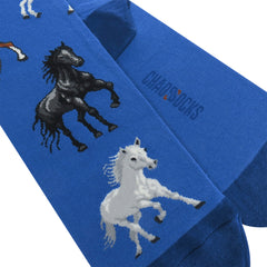 Chaossocks Six Horses(Blue)