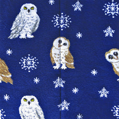 Chaossocks Snowflakes and Owls(Blue)